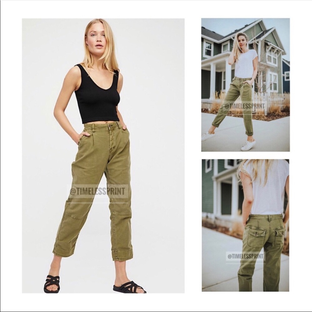 Free people cargo utility pant